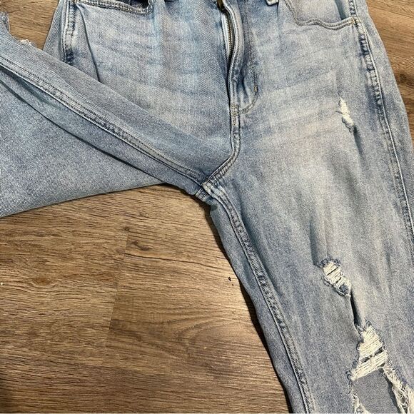 Hollister Ultra High-Rise Mom Jeans Vintage Stretch Denim Size 5 Short Women 27 - Picture 3 of 6